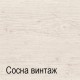 Шкаф-витрина для посуды Магеллан 1V1D1S сосна винтаж