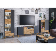 Гостиная Сканди 3 графит Гостиная Сканди 3 графит