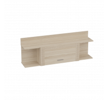 Навесная закрытая полка для гостиной Элана, цвет Бодега белая Навесная закрытая полка для гостиной Элана, цвет Бодега белая