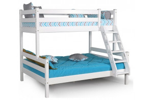 Двухъярусная кровать Адель (белая)