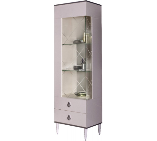 Шкаф витрина Rimini РМВ1-1С левый (слоновая кость) Шкаф витрина Rimini РМВ1-1С левый (слоновая кость)