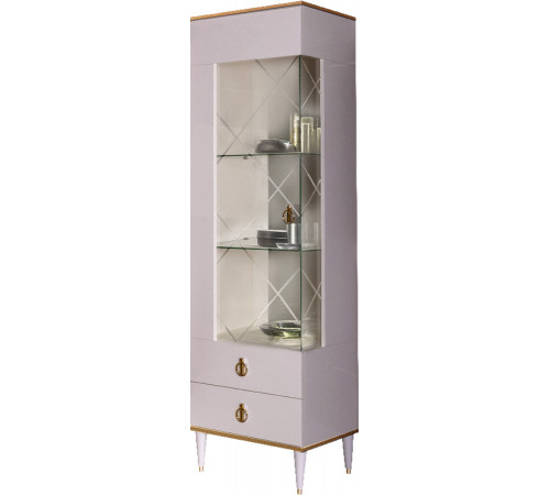 Шкаф витрина Rimini РМВ1-1С левый (слоновая кость) Шкаф витрина Rimini РМВ1-1С левый (слоновая кость)