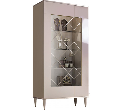 Шкаф витрина Rimini РМВ2-2С левый (слоновая кость) Шкаф витрина Rimini РМВ2-2С левый (слоновая кость)