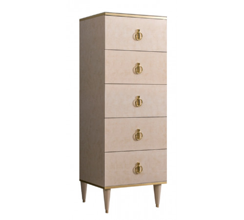 Комод  для белья узкий Rimini РМКМ-2 (латте) Комод  для белья узкий Rimini РМКМ-2 (латте)