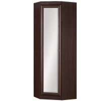 Угловой шкаф с зеркалом для прихожей Инна 621 темный Угловой шкаф с зеркалом для прихожей Инна 621 темный